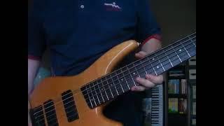 6 string bass guitar jam with jerald Rae.