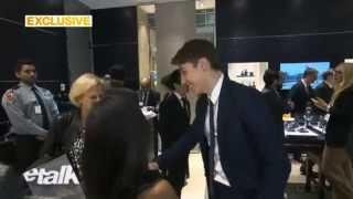 Nolan Funk at the opening of Montblanc's new Toronto boutique