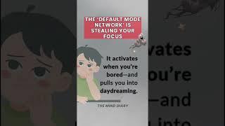 The Default Mode Network Is Stealing Your Focus #FocusReset #BrainScience #brainhack #neurohacking
