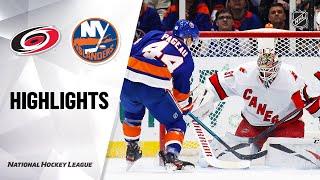 NHL Highlights | Hurricanes @ Islanders 03/07/2020