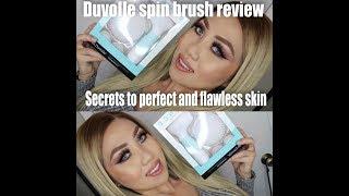 How to get perfect flawless skin Ft Duvolle Spin brush review