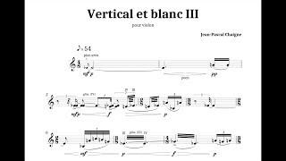 Vertical et blanc III – Jean Pascal Chaigne