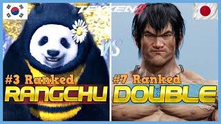 Tekken 8 ▰ RANGCHU (#3 Ranked Panda) Vs DOUBLE (#7 Ranked Law) ▰ High Level Gameplay