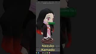 Demon Slayer Nezuko Kamado Chibi #short #demonslayer #anime