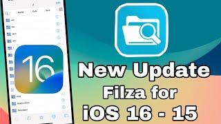 New Update Filza Manager V4.0.1 for iOS 15 - iOS 16  installed no Computer No revoke