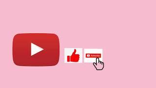 Youtube Subscribe Like Notification bell Icon animation with sound effect(free copyright)