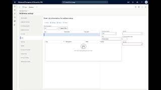 Advanced Dungeons and Dynamics 365 - Address Setup