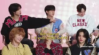 [LEGENDADO PT-BR] Stray Kids respondem perguntas uns sobre os outros