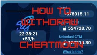 how to withdraw cheatmoon #withdraw #cheatmoon #ctm #tokens #token