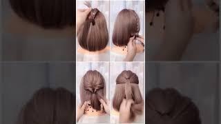 hairstyle for short hair girls #Shorts