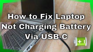 How to Fix Laptop Not Charging Battery Via USB-C - HP EliteBook 830/860/1040 G4/G11 Common Solution