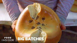 How 15,000 Legendary Samarkand Bread Loaves Are Baked Daily In Uzbekistan | Big Batches