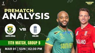 South Africa vs England 11th Match PREDICTION, Champions Trophy 2025 SA vs ENG Dream11 Team