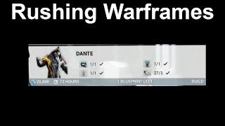 Why I rush Warframes + how to make Platinum