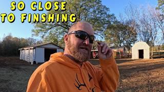 BIG CHANGES AT THE ABANDONED PROPERTY tiny house homesteading offgrid cabin build DIY HOW TO tractor