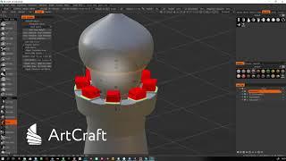 3d-coat blocking for isometric game