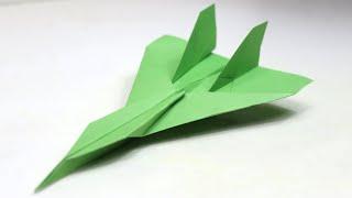 How to Make a Jet Fighter Paper Airplane that FLY FAR