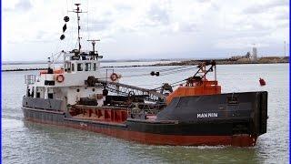 The dredger Mannin at the Royal Harbour Ramsgate 26-04-2017 in HD180