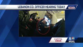 North Cornwall Township police officer charged in Capitol riot due in court