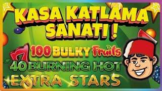 #EGT SLOT OYUNLARI 40 BURNING HOT & EXTRA STARS & 100 BULKY FRUITS VURGUN PEŞİNDEYİZ #casino #slots 