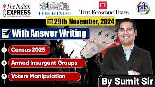 29 November 2024 Editorial Discussion | NRIC, Armed Insurgencies, Voters Manipulation