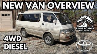 My New 1994 Toyota Hiace 4WD Diesel Super Custom Limited Japanese Van