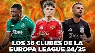 Los 36 CLASIFICADOS a la EUROPA LEAGUE 2024-25