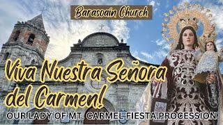 Our Lady of Mt. Carmel Fiesta Procession #Barasoain Church Carmelite Procession