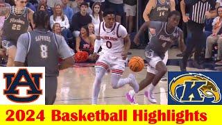 Kent State vs #5 Auburn Basketball Game Highlights 11 13 2024