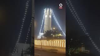 التكبيرات تصدح  في مآذن العاصمة العراقية بغداد فرحا بنصر غزة.