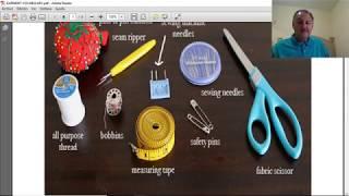 como aprender ingles -  Sewing Terms and Vocabulary - Vocabulario de Costura