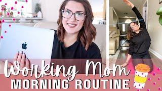 Working Mom Morning Routine 2022 | Work From Home Mom Routine | Productive Working Mom Tips