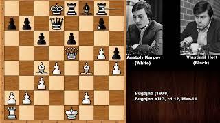 Anatoly Karpov vs Vlastimil Hort - Bugojno (1978)