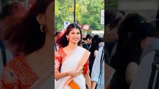 WEARING KERALA SAREE IN HONGKONG  | thejathangu #Shorts