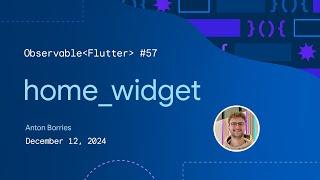 home_widget | Observable Flutter #57