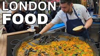  DISCOVERING LONDON’S BEST STREET FOOD AT BOROUGH MARKET, TASTING SALT BEEF SANDWICH, 4K HDR