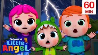 Brave the Storm!  | Little Angel| Kids Songs & Nursery Rhymes | Be Brave!