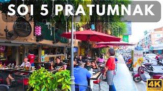 [4K] The best street of Pratumnak in Pattaya - Soi 5