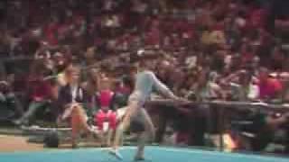 AMERICAN CUP 76  NADIA COMANECI  FX  FIRST  PERFECT 10