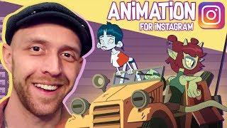 Making Animation for INSTAGRAM!  Adobe Animate