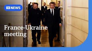 Macron pledges further military aid for Ukraine in meeting with Zelenskyy | ABC NEWS