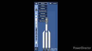 Making rocket for rover launching in spaceflight simulator 