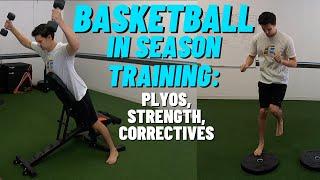 In Season Basketball Strength Training | Workout To Maintain Strength In Season Athletes