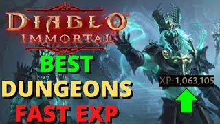 Diablo Immortal Best Leveling Dungeons Fast EXP Tips And Tricks!