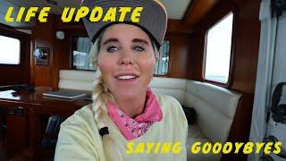 REAL LIFE UPDATE! SAYING GOODBYES AND Pregnant at sea on an expedition TRAWLER! #189