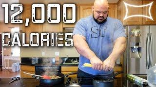 World's Strongest Man — Full Day of Eating (12,000+ calories)