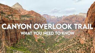 Zion's Canyon Overlook Trail | What To Know Before Hiking