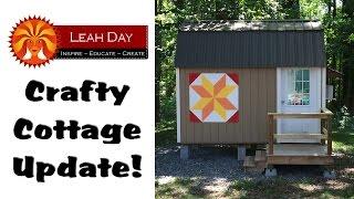 Crafty Cottage Update: One Year After Turning a Prebuilt Shed into a Craft Room