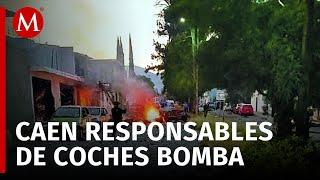 Detienen a 2 presuntos responsables de las explosiones de coches bomba en Guanajuato