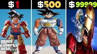 IRONMAN Upgrading $1 GOKU TO $1,000,000,000 IRON GOKU  IN GTA 5